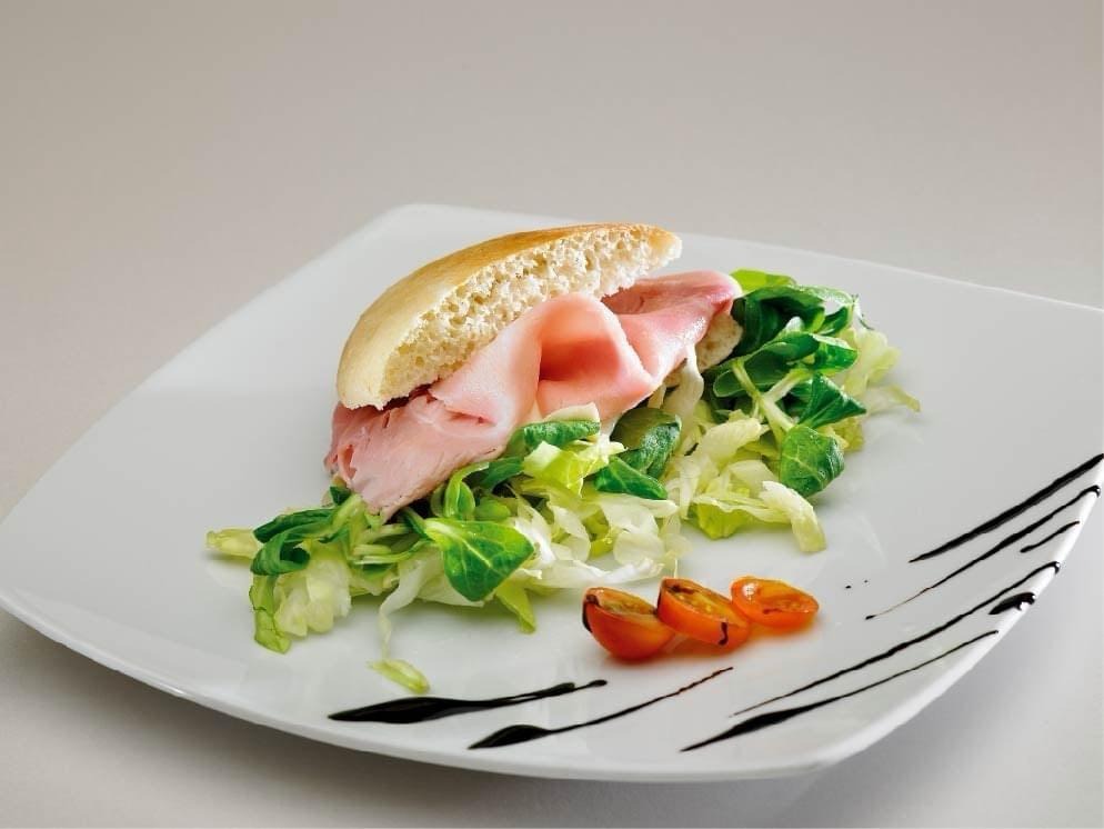 Mollete de Jamón Cocido